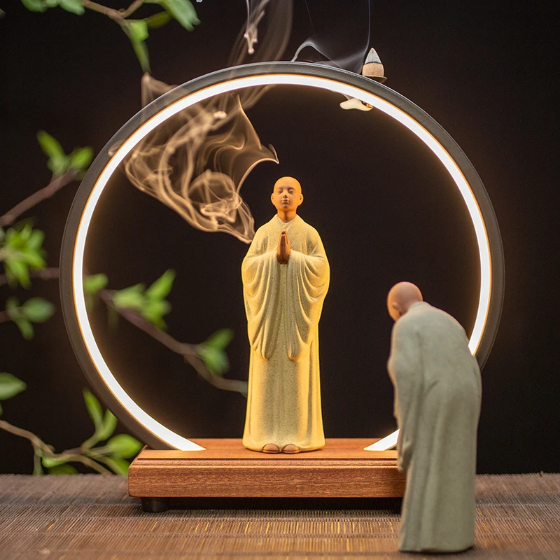 Zen Porta Incenso Diffusore Ecoflow Casa Fragranza Riflusso Giardino Ecoflow Bruciatore Porta Candele Home Decoraction Lsl25Xp