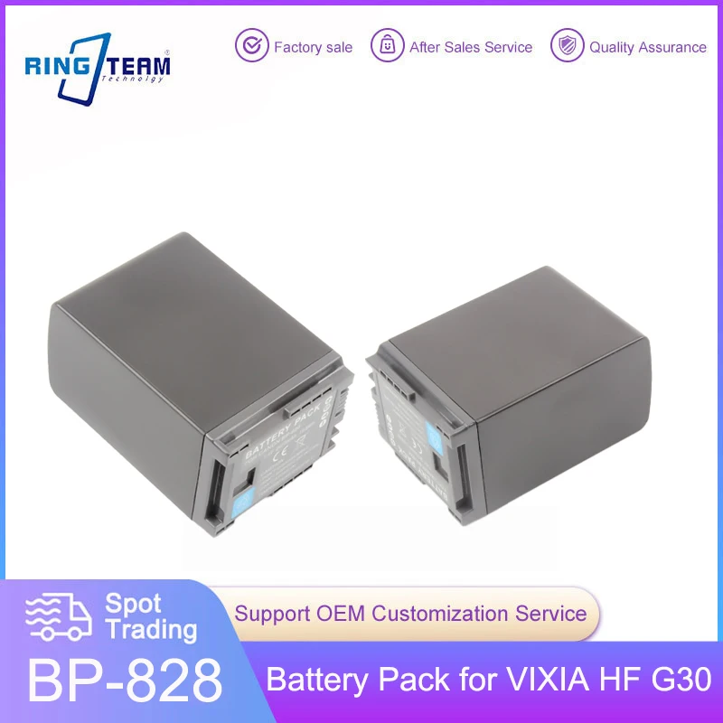 Bp-828 Bp828 Batteria Di Ricambio Per Canon Hfm300 Hfm30 Hfg30 Hfg10 Hfm40 Gx10 Hfs30 Hf20 Hfg30 G40 Xa20 Xa25 Bp 828 Batteria
