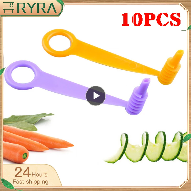 Verdure Affettatrice A Spirale Affettatrice A Spirale Patate Carota Cetriolo Chopper Spirale Vite Affettatrice Spiralizer Accessori Da Cucina
