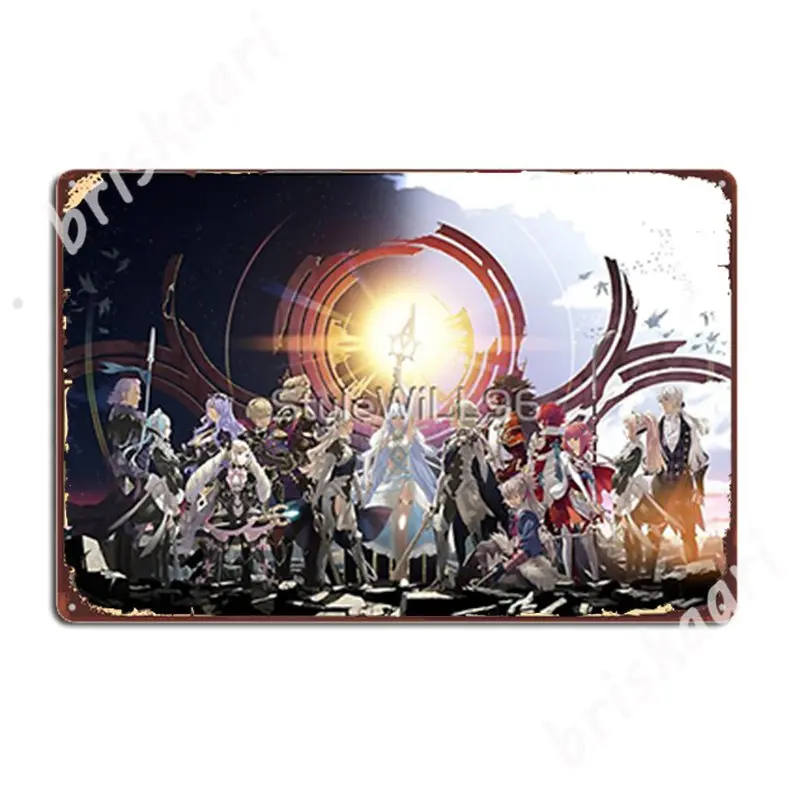 Fire Emblem Fates Metal Signs Cinema Kitchen Cinema Personalizza Pittura Decor Tin Sign Poster