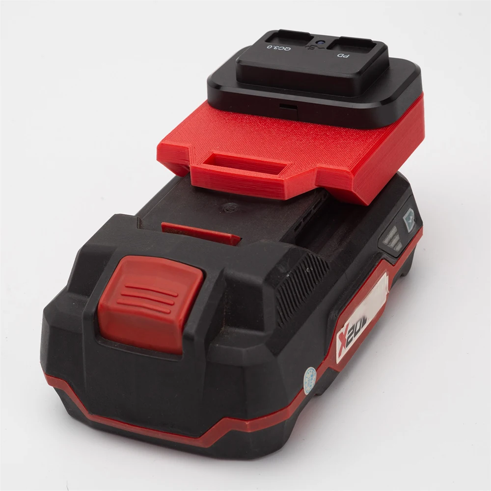 Adattatore Di Alimentazione Usb Per Batterie Agli Ioni Di Litio Lidl Parkside X20V Caricabatterie Rapido Pd/Qc3.0 (Batteria Non Inclusa))