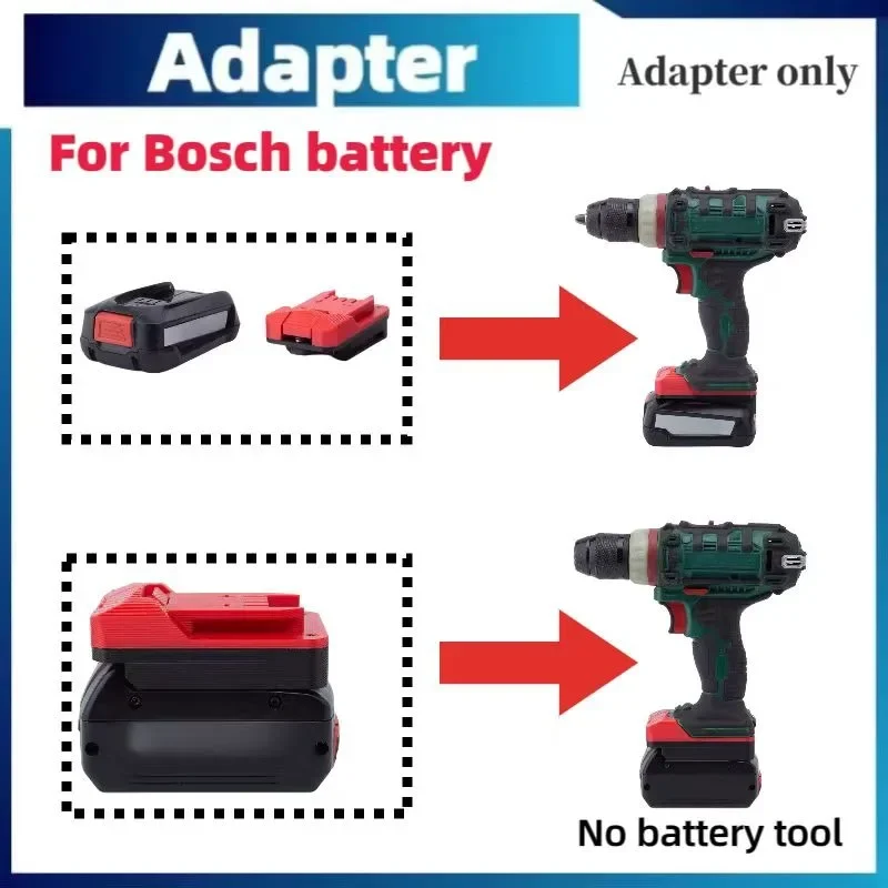 Per Adattatori Bosch Parkside X20V Per Bosch A Parkside Adapter Tool Convertitore Da 18V A X20V (Senza Batterie E Strumenti)