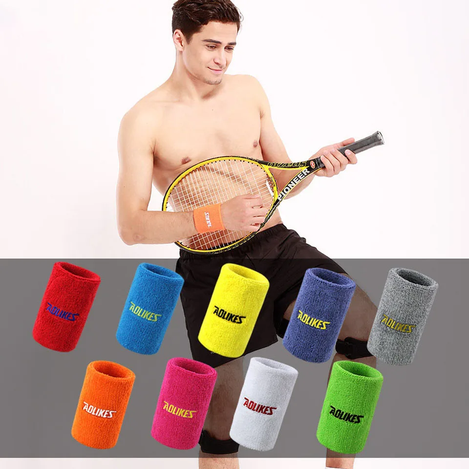 1 Pz Sport Wristband Brace Wrap Bandage Gym Strap Running Sport Safety Wrist Support Padel Pulseira Badminton Wrist Band