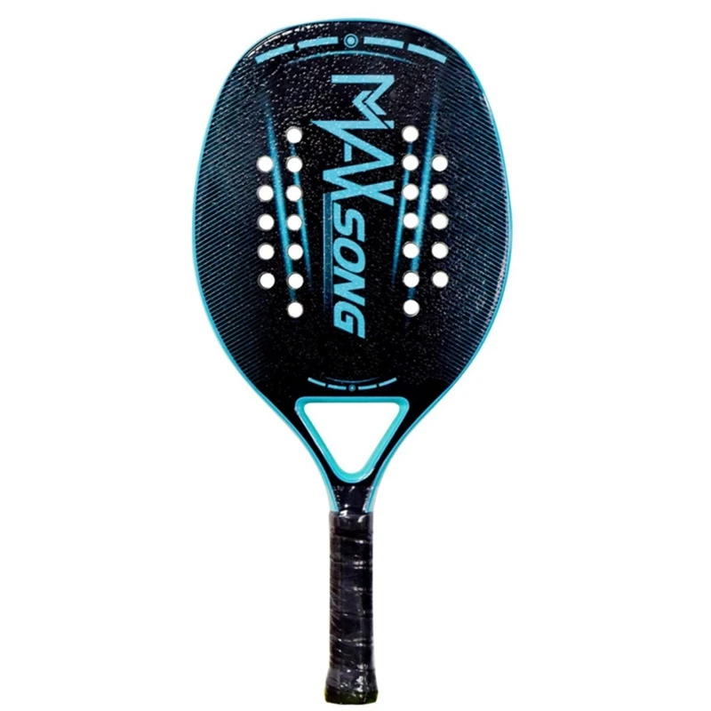 2022 Adulto Professionale Full Carbon Beach Tennis Paddle Racchetta Soft Eva Face Raqueta Con Borsa Attrezzatura Unisex Padel