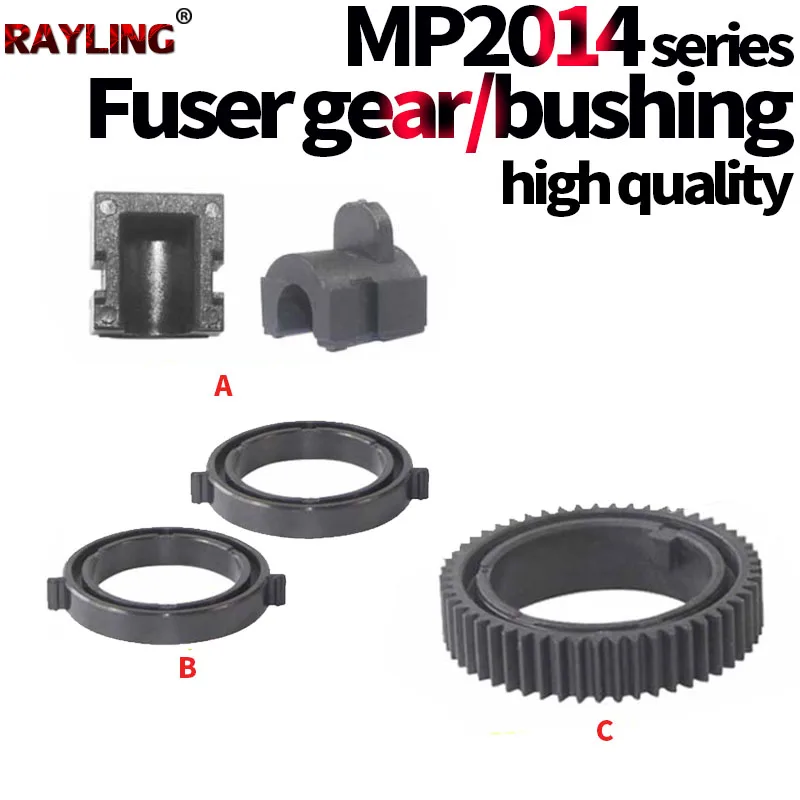 5X Ingranaggio Rullo Superiore/Boccola Rullo Di Pressione Per Ricoh Mp 2014 D/Ad/En M 2700 2701 Im2702 Dsm 1120 D G1127 1027 Gs1227 D245-4299