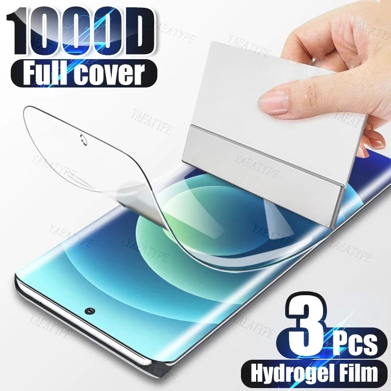 Pellicola Idrogel Protettiva Per Schermo 3 Pezzi Per Htc Desire 610 626 825 828 Per Htc One M7 M8 M9 M10 E8 X9 A9 E9 A103 Plus U23 Pro