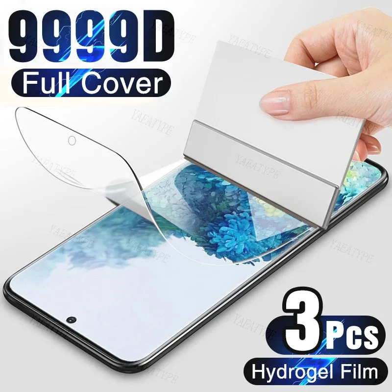 Pellicola Idrogel Protettiva Per Schermo 3 Pezzi Per Htc Desire 610 626 825 828 Per Htc One M7 M8 M9 M10 E8 X9 A9 E9 A103 Plus U23 Pro