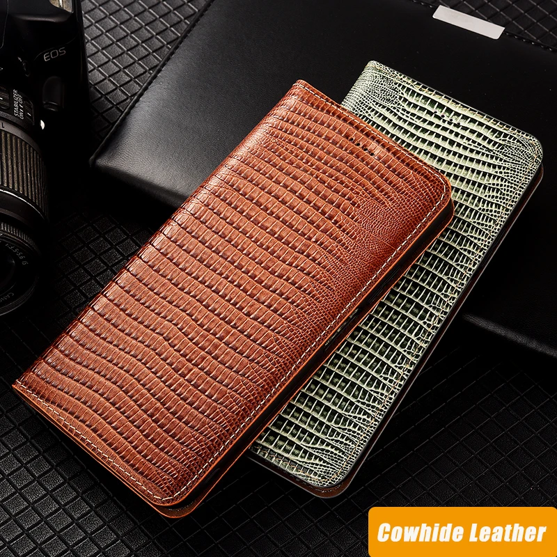 Custodia Retrò Per Htc U20 U23 Desire 22 Pro 5G 21 20 Cover Protettiva Magnetica In Pelle Con Motivo Lucertola Funda