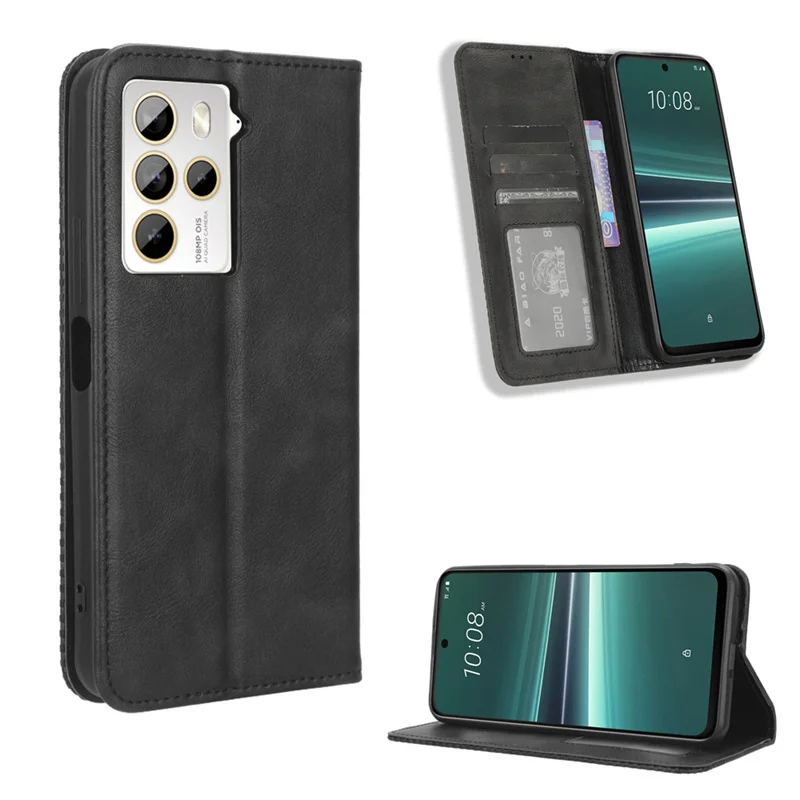 Nuovo Stile Per Htc U23 Pro Custodia Per Htc U23 Custodia A Portafoglio In Pelle Premium Per Htc U23 Pro U 23 U23Pro Htcu23 Phone Cas