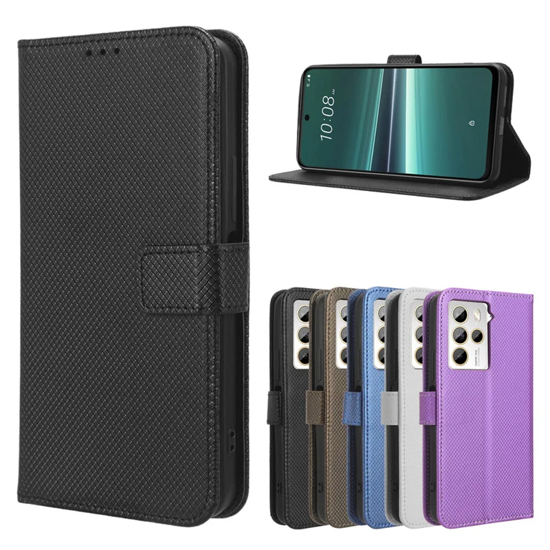 Per Htc U23 Pro Card Phone Case Custodia In Pelle Pu Per Htc U23 Pro Htc U23 Flip Retro Wallet Custodia Magnetica