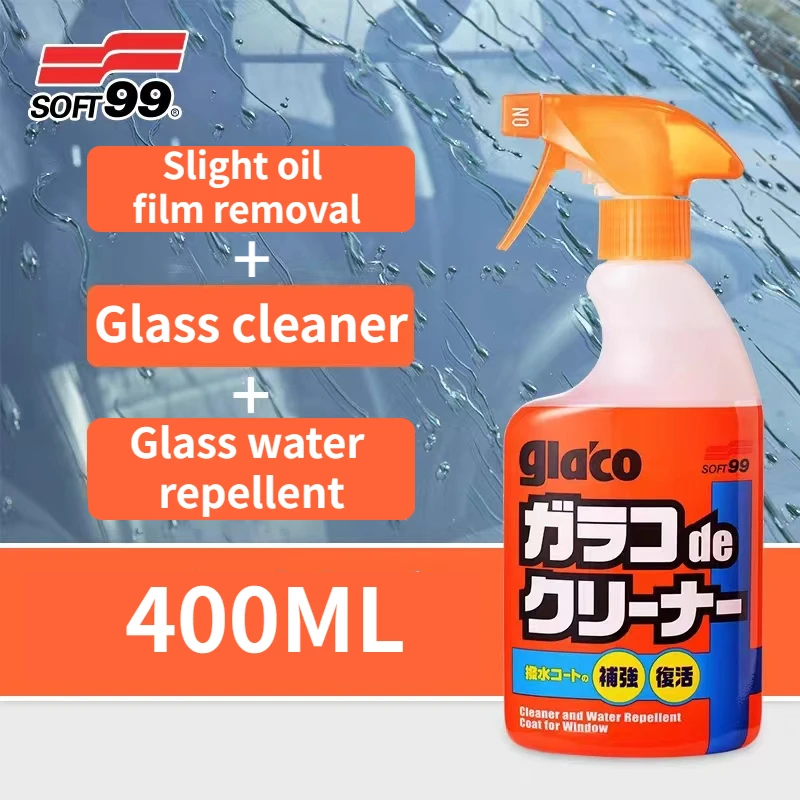 400Ml Soft99 Japan Car Parabrezza Oil Film Rimozione Rain Repellent Glaco Car Glass Cleaning Rivestimento Antipioggia Trattamento Antipioggia