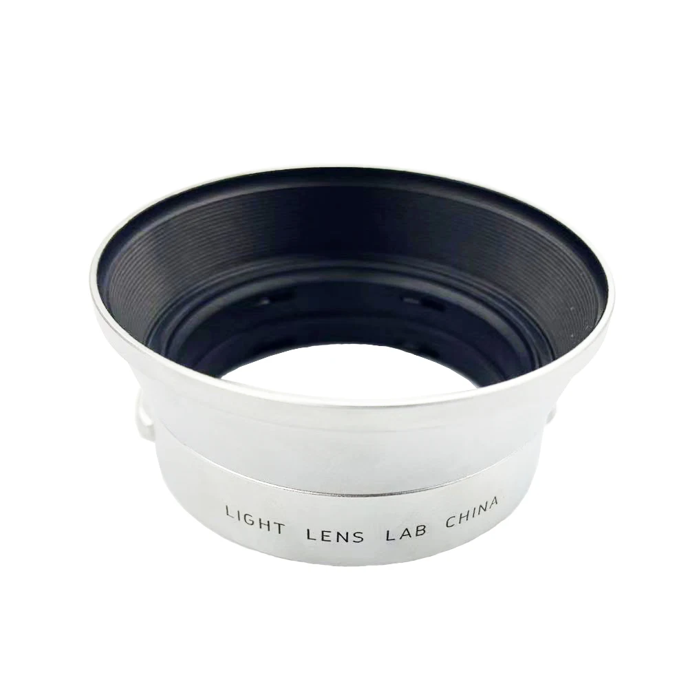 Lente Leggera Cappuccio Per Lenti Da Laboratorio Muslimarooa 35Mm 50Mm F2 F2.8 F3.5 Argento