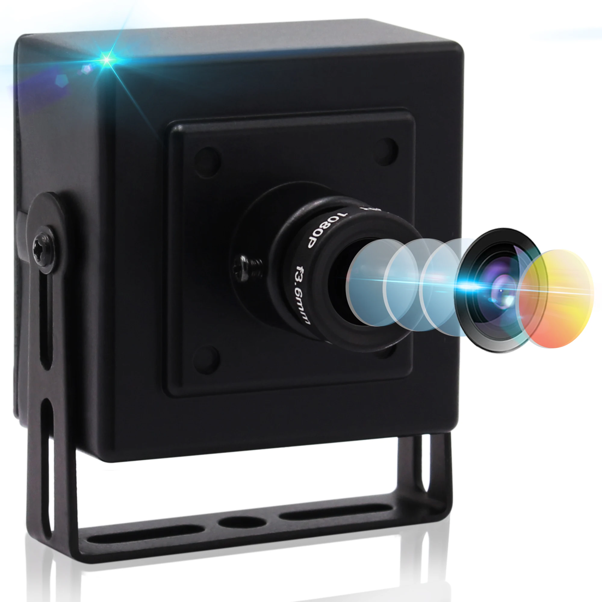 Sensore Elp Telecamera Ad Alta Velocità Di Sicurezza 4K Webcam Usb Ad Alta Risoluzione Per Videocamera Live Streaming Per Pc Portatile