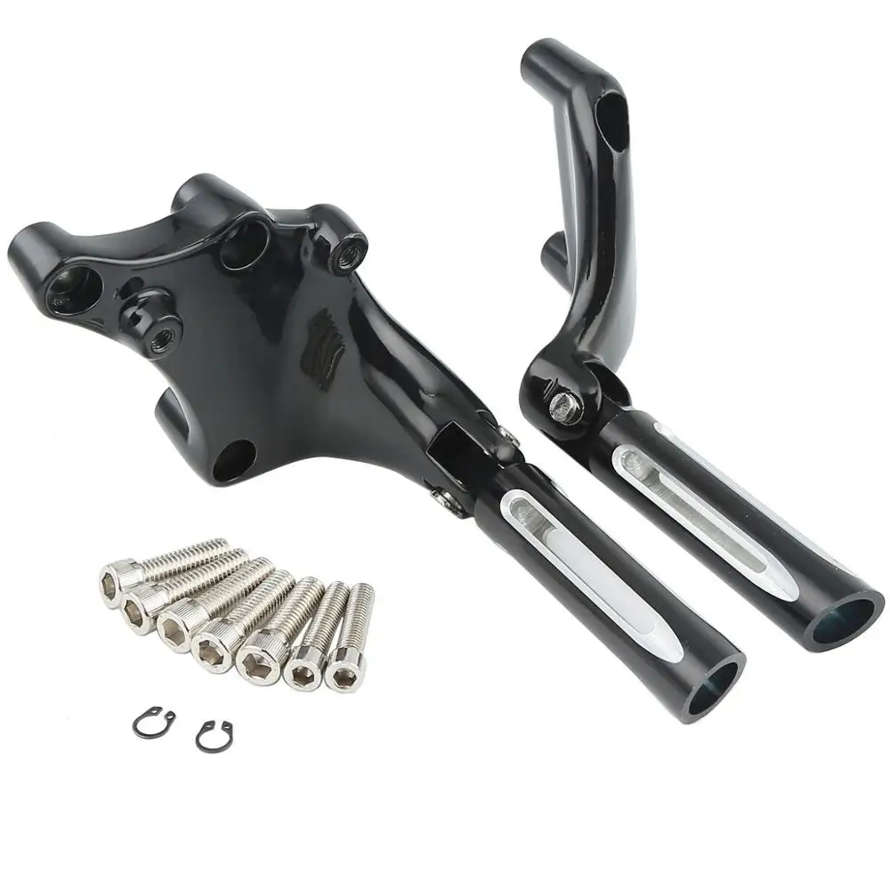 Moto Posteriore Passeggero Pedane Staffe Di Montaggio Per Harley Sportster Iron 883 1200 Xl Forty Eight 48 14-Later