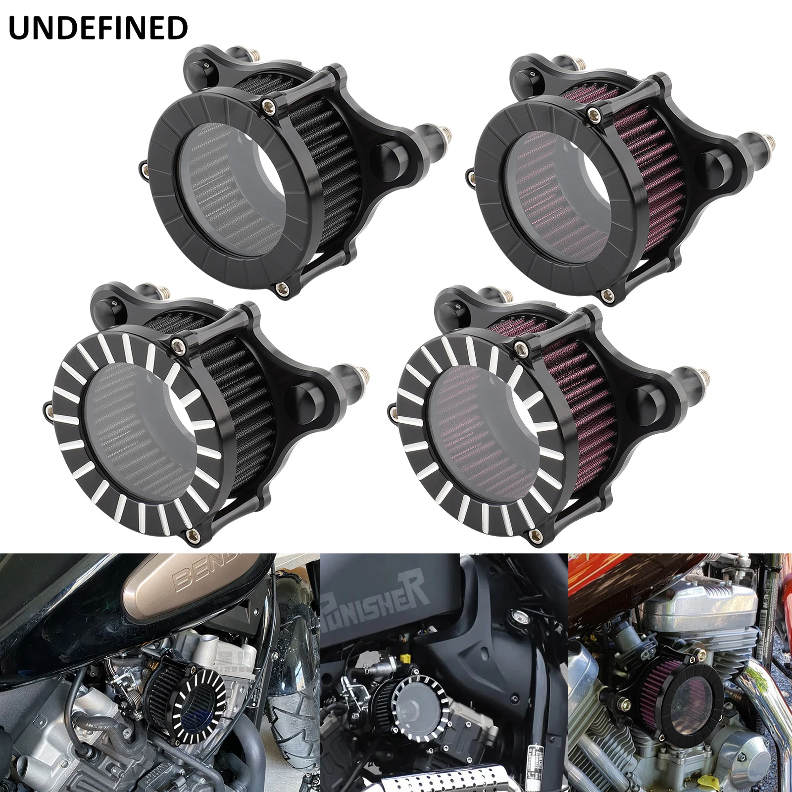 Filtro Aria Kit Detergente Aspirazione Stripe Cut Per Harley Sportster Xl883 Xl1200 Xr 1201 Iron 883 Nightster Forty-Eight 72 1991-2023