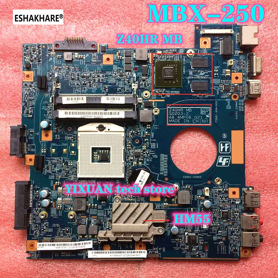 A18296588 Per Para Sony Vpc-Eg Mbx-250 Scheda Madre Com N12M-Gs2-S-A1 48.4Mp06.021 100% Il Lavoro Di Test