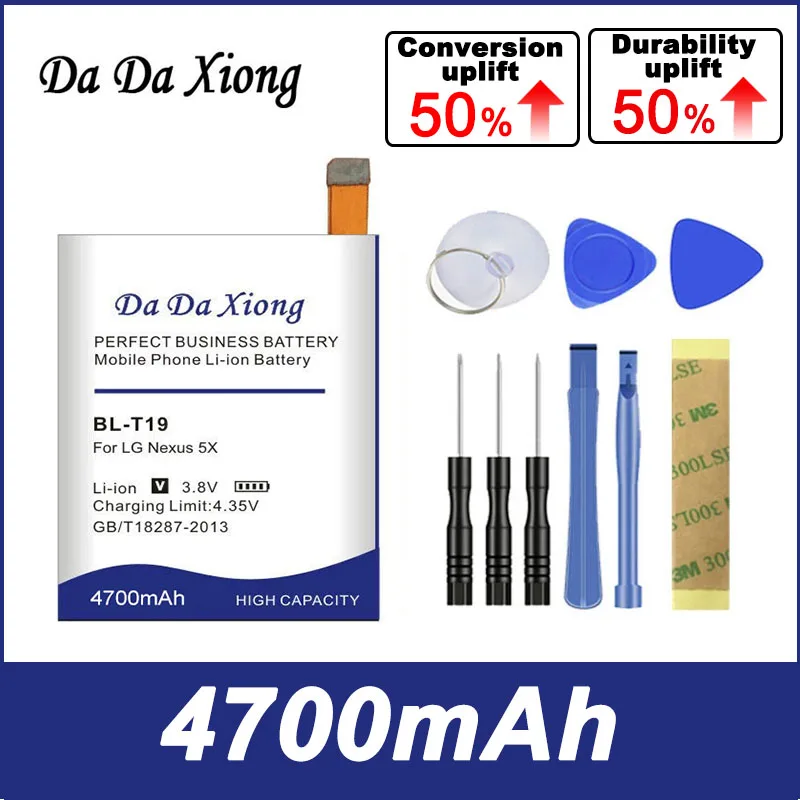 Dadaxiong 4700Mah Bl-T19 Batteria Bl T19 Per Lg Nexus 5X Batteria H790 H791 H798 Blt19
