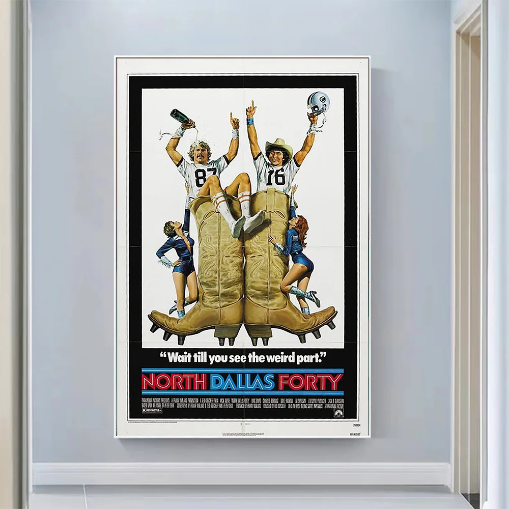 V0753 North Dallas "Vintage Classic Movie Wall Silk Cloth Hd Poster Art Home Decoration Gift