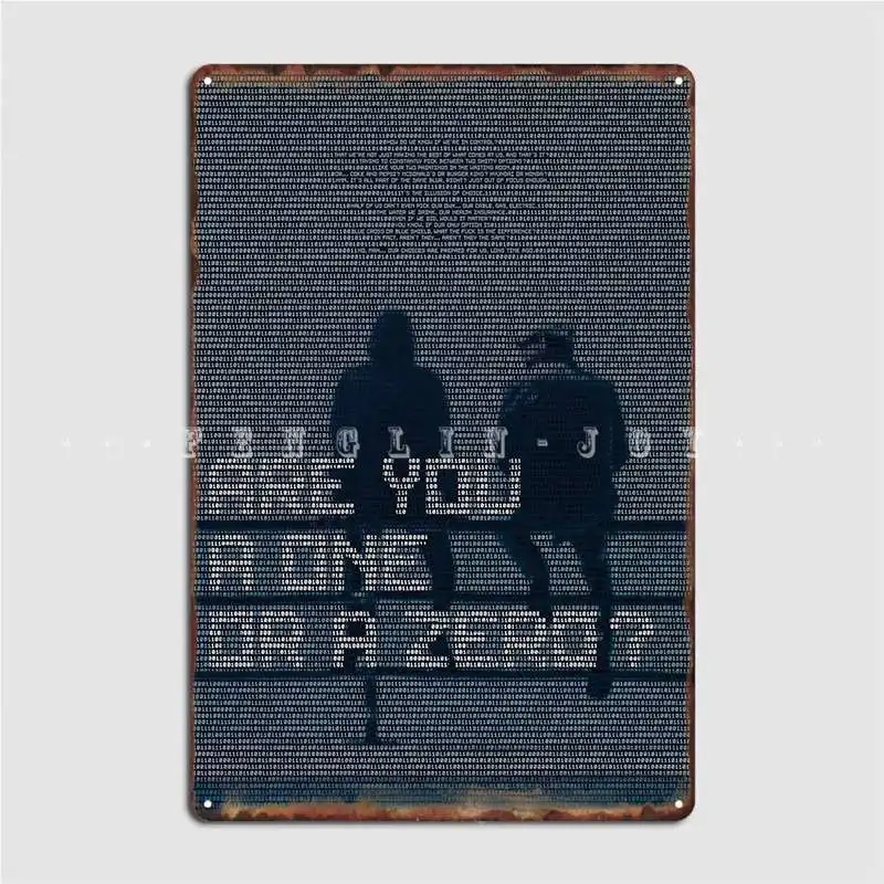 Mr.Robot Metal Sign Club Wall Vintage Painting Decor Tin Sign Poster