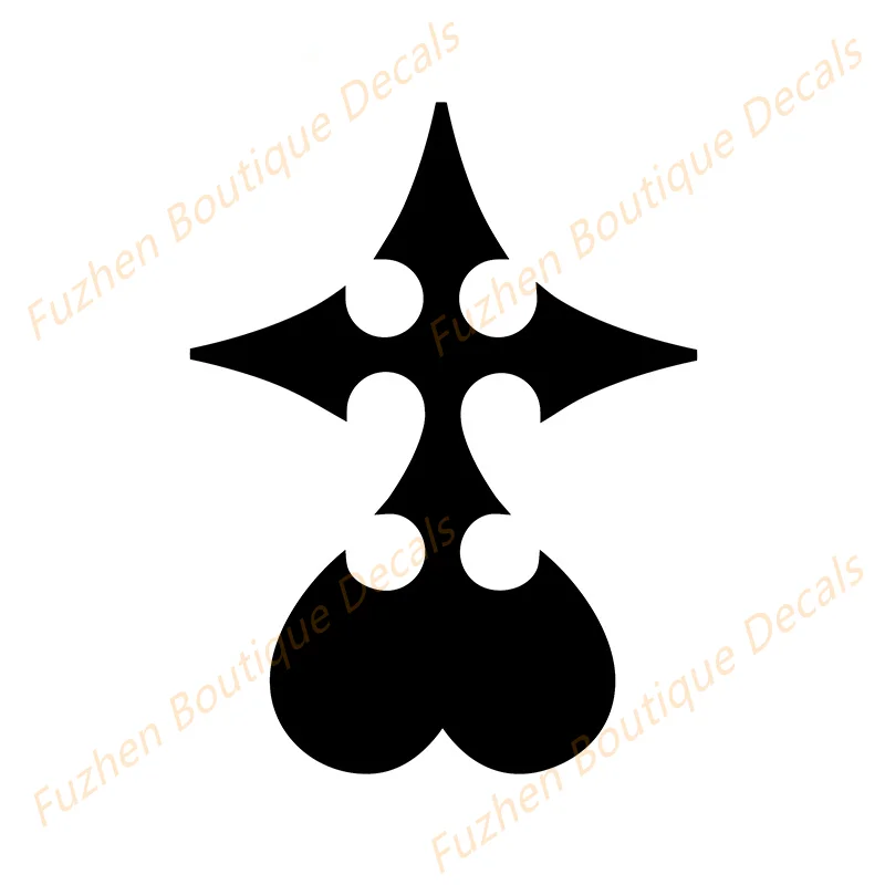 Fuzhen Boutique Decalcomanie Accessori Esterni Kingdom Hearts Modeling Personality Car Stickers Auto Window Bumper Decalcomanie Di Qualità