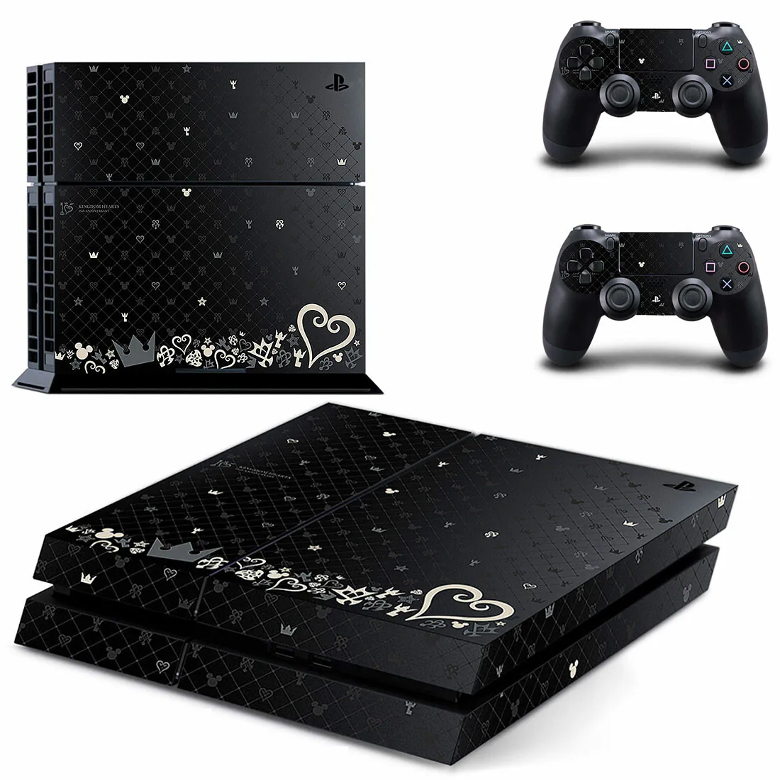 Kingdom Hearts Ps4 Skin Sticker Decalcomania Cover Protector Per Console E Controller Skin Vinyl