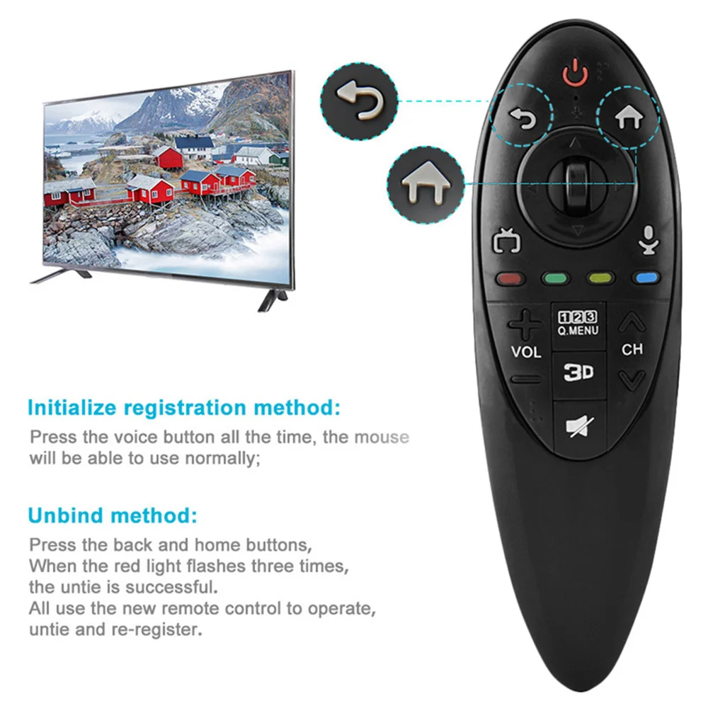 Telecomando Pratico 3D Semplice Generale Piccoli Elettrodomestici Portatili Prodotti Intelligenti Conveniente Televisione Durevole