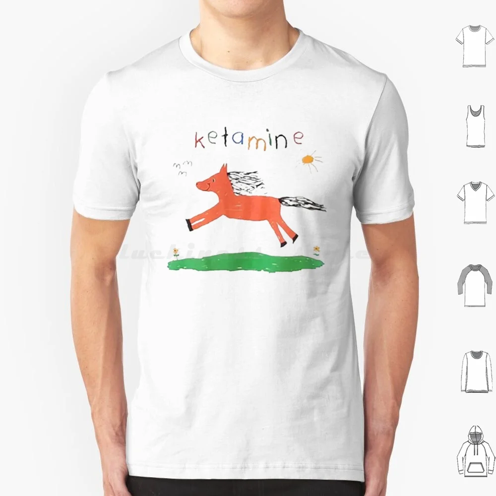 Maglietta Di Ketamina 6Xl Cotton Cool Tee Ketamina Drugs Keta Ketamine Trip Drug Ketamine Dose Drug Test Ketamina Joke Idea Techno