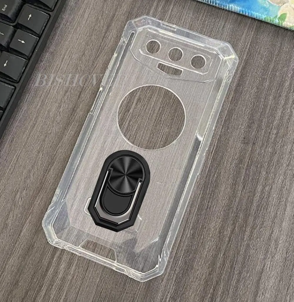 Per Fossibot F102 F102S 6.58 "2023 Fossibot F102 Supporto Per Anello Posteriore Staffa Custodia Per Telefono Smartphone Tpu Cover Morbida In Silicone