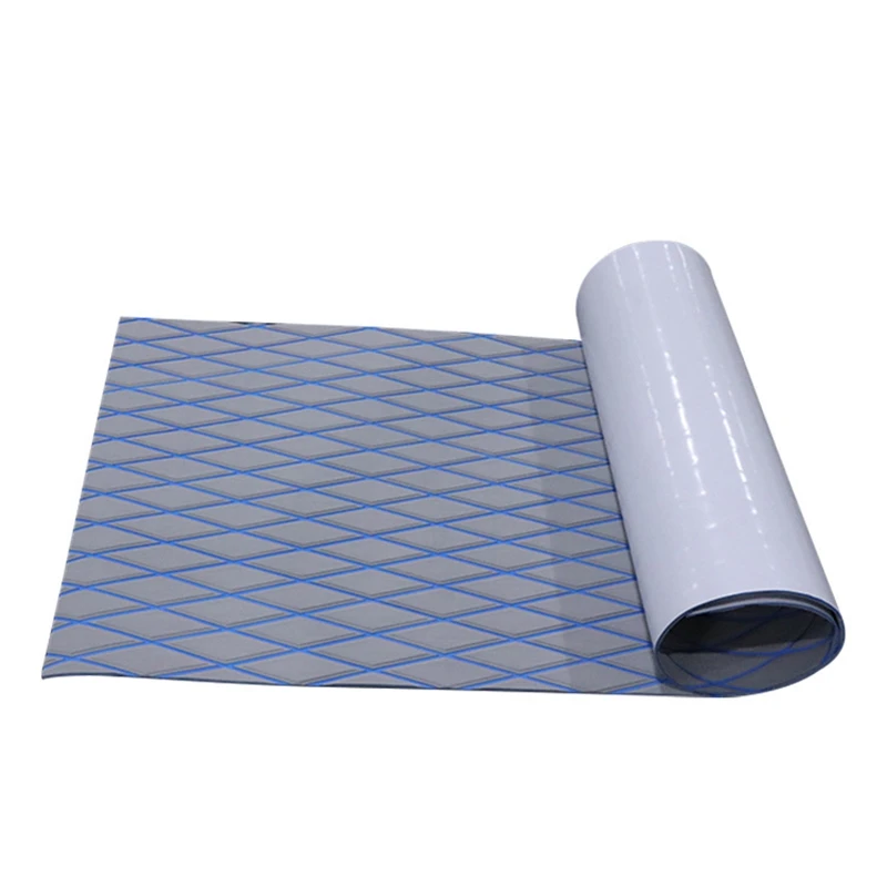Eva Foam Faux Teak Boat Decking Sheet Antiscivolo Autoadesivo Sea Deck Marine Yacht Rv Boat Flooring Mat Grigio