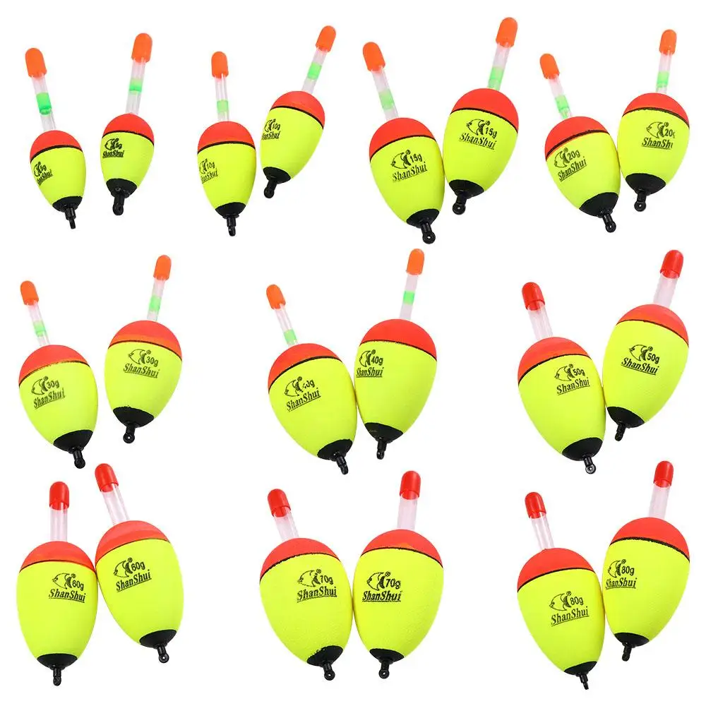 Tackle Float Fish Bait 5/8/10/15/20/30/40/50/60G Galleggiabilità Sea Fishing Foam Float Float Light Stick Fishing Bobber Fishing Float