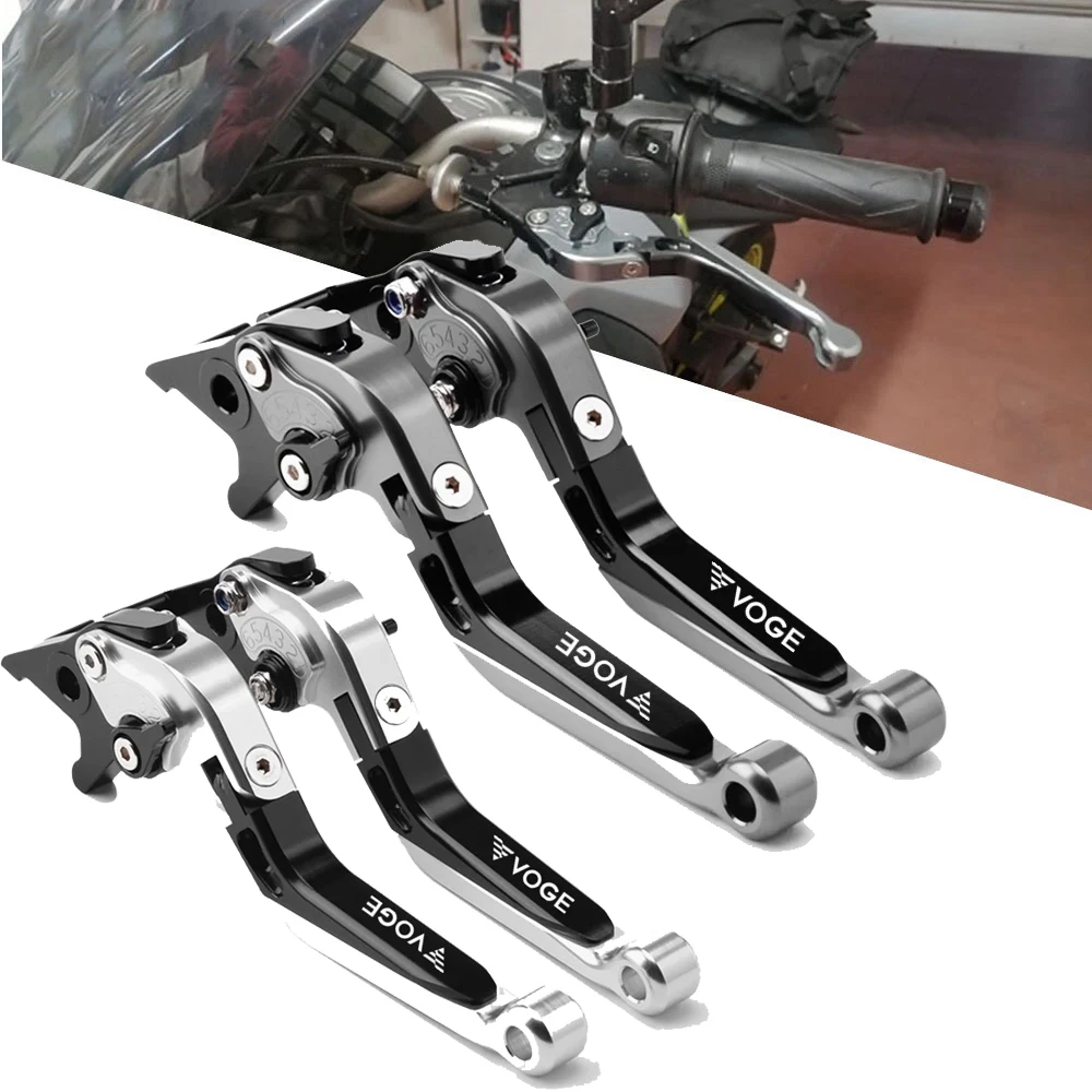 Per Loncin Voge 650 500 Ds 500R 500R 650Ds 500Ds Accessori Moto Regolabili Pieghevoli Estensibili Freni Leve Frizione