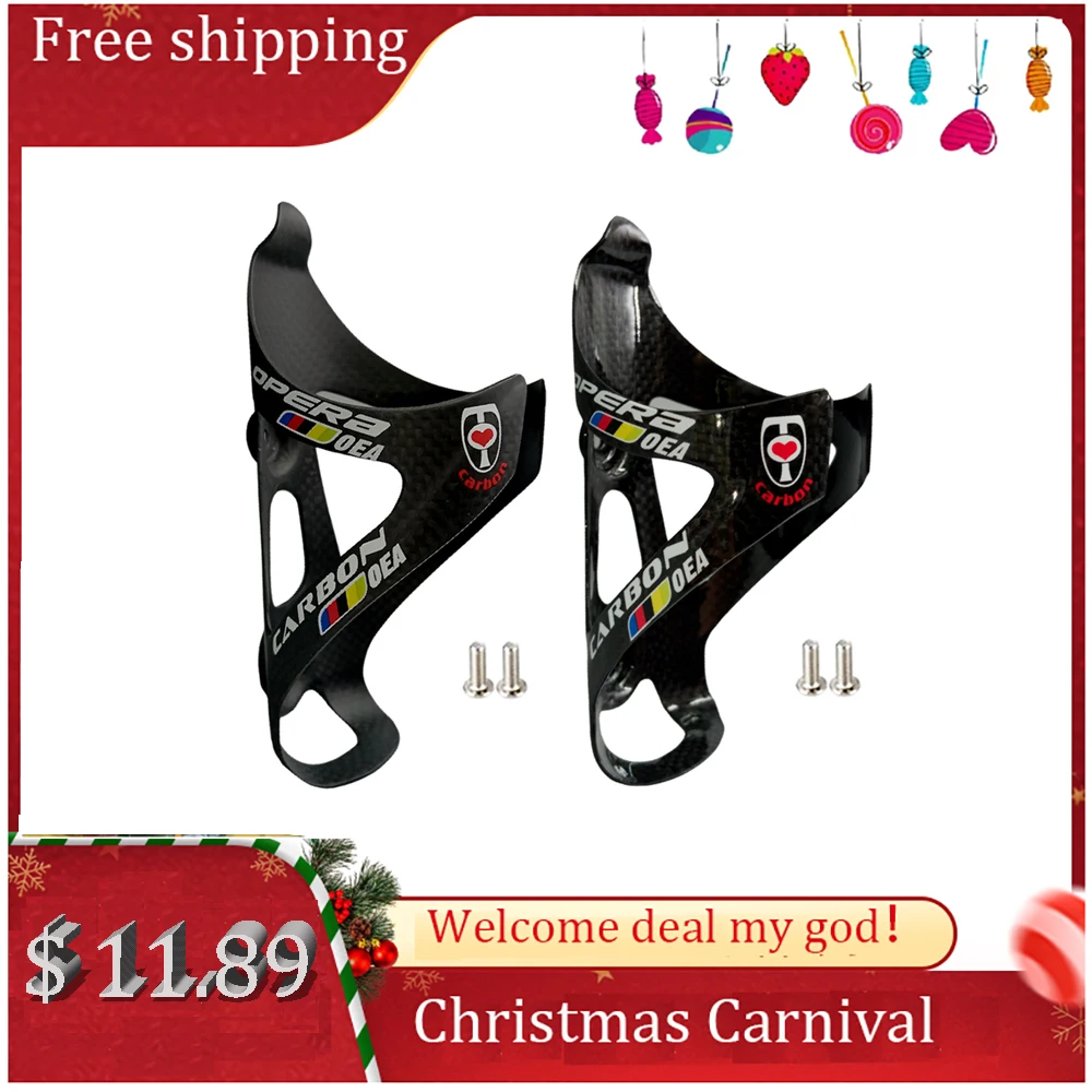 Full Carbon Fiber Bicycle Ultralig Water Bottle Cage Mtb Road Bike Bottle Holder Cycle Equipment