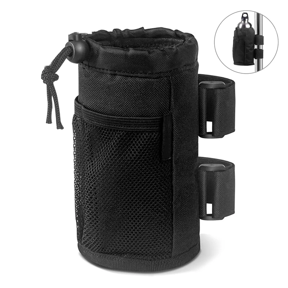 Tactical Water Bottle Pouch Utv/Atv Coulisse Isolamento Termico Strato Carrello Portabicchieri Bollitore Borsa Portabiciclette Tasca Portaoggetti