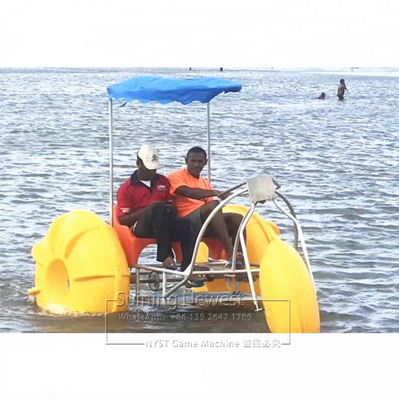 Waterpark Pedal Boat Dispositivo Di Divertimento Parco Acquatico Attrezzature Sportive Adulti 3 Ruote Triciclo Bicicletta Bici Aqua Cycle Water Trike