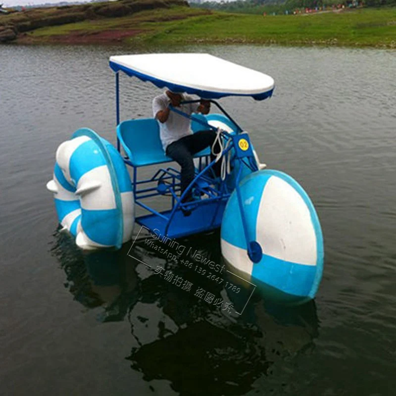 Parco Acquatico Giochi Di Sport Acquatici Di Mare Parco Divertimenti Intrattenimento Familiare 3 Ruote Triciclo Bicicletta Bici Aqua Cycle Water Pedal