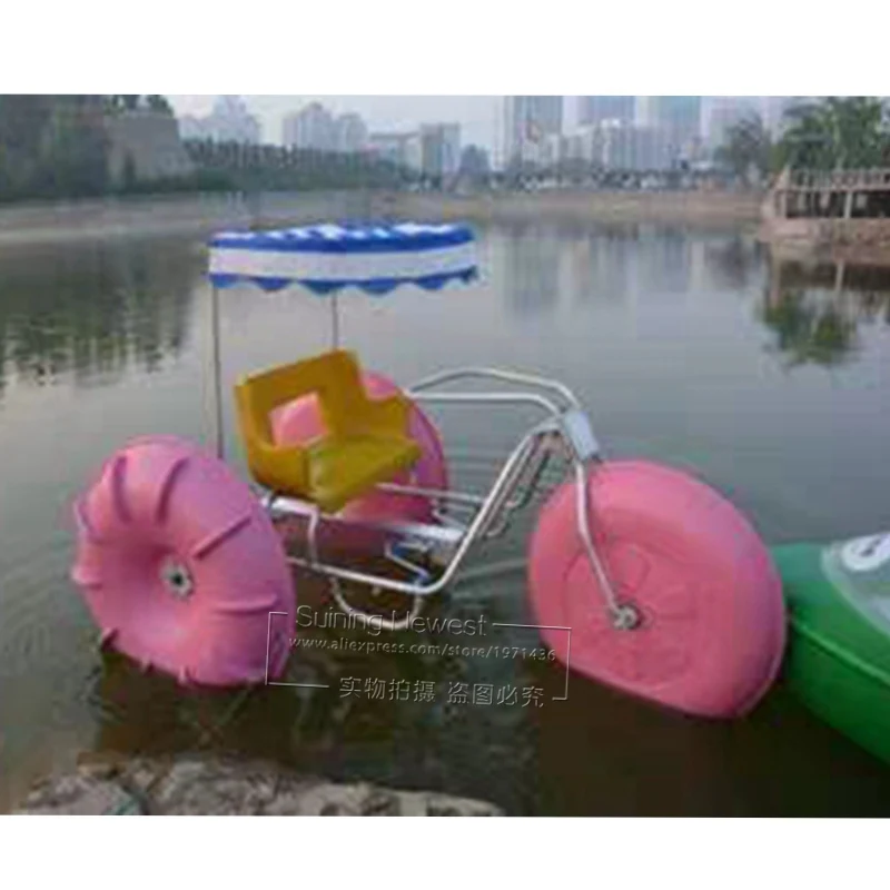 Prezzo A Buon Mercato Giochi Di Sport Acquatici Parco Divertimenti Parco Divertimenti 3 Ruote Triciclo Bicicletta Aqua Cycle Sea Pedal Boat Bike Water