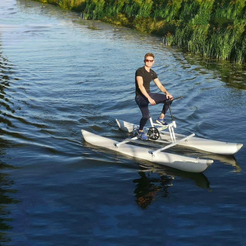 Bicicletta Da Acqua Portatile Kayak Gonfiabile Sport Da Barca Pedale Da Mare Bicicletta Da Acqua Per Sport Acquatici Yacht Per Parco Acquatico Pedale 