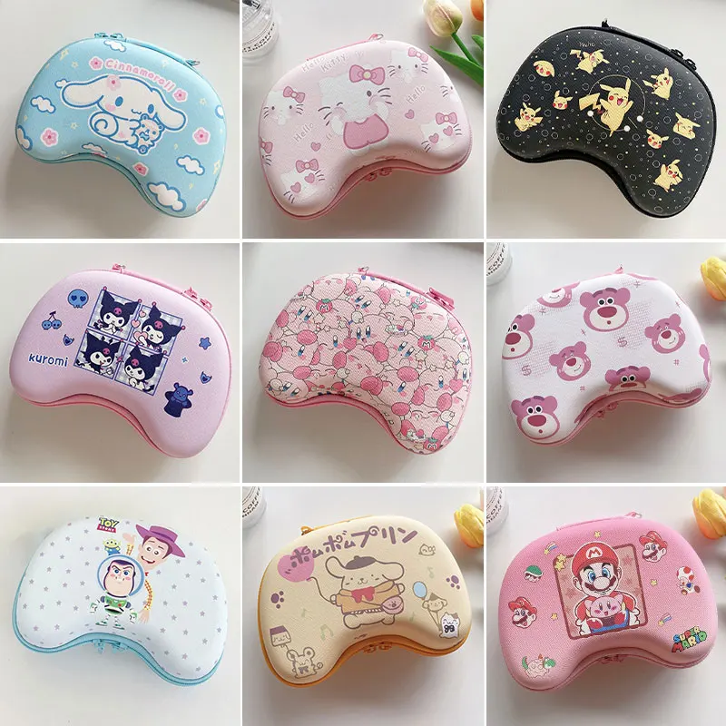 Cartoon Anime Storage Bag Per Nintendo Switch Pro Ps5 Ps4 Xbox Game Controller Travel Carry Cover Protettiva Accessori