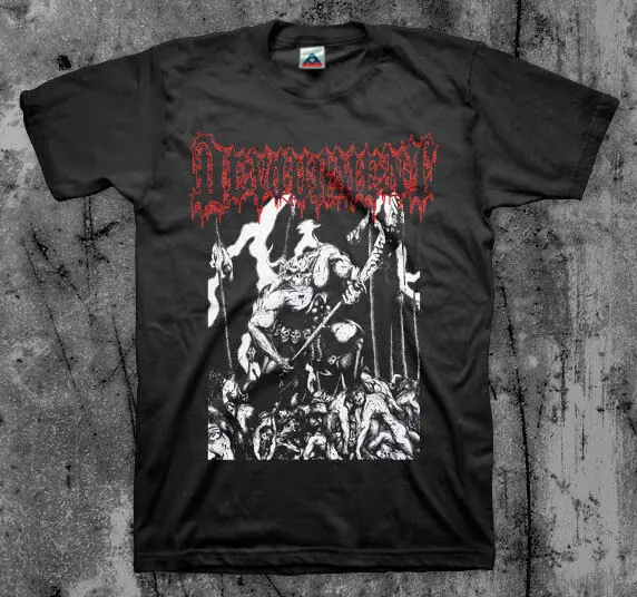 Devourment 'Barbarbarrian' T Shirt (Aborted Goregrind Reliance Carnage Entomed)