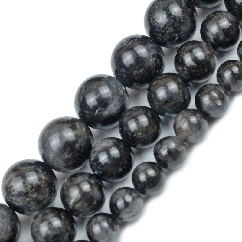 Pietra Naturale Di Alta Qualità Drago Nero Sugilite Agata Cristallo Quarzo Charoite Perle Tonde Allentate Accessori Per Gioielli Fai-Da-Te