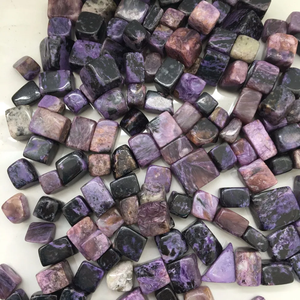 1 Charoite Pietra Burattata Lrg Aaa Qualità Pietra Guarigione Cristallo E Pietra