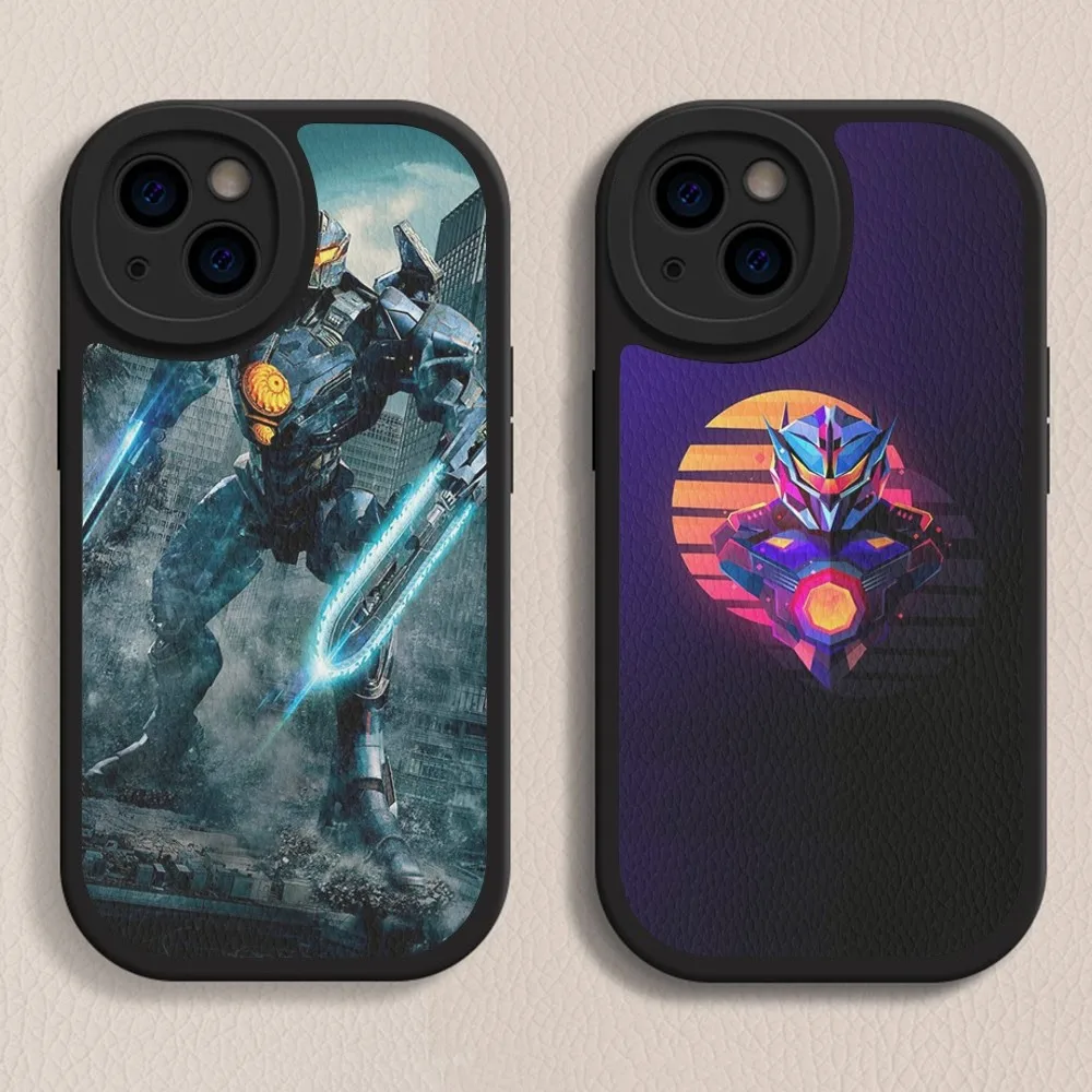 P-Pacific R-Rim Custodia Rigida In Pelle Per Iphone 14 13 12 Mini 11 14 Pro Max Xs X Xr 7 8 Plus Fundas