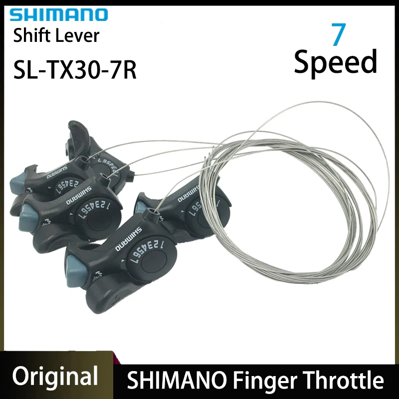Shimano Tourney 7 Velocità Shifters Sl-Tx30-7R Pollice Shifter Più 3 × 7 Velocità Ricambi Originali Samebike 20Lvxd30 Finger Acceleratore