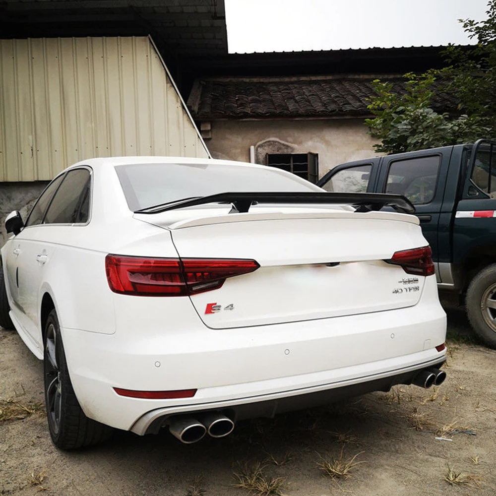 Coperchio Del Bagagliaio Posteriore Universale Spoiler Per Auto Ali A Coda D'Anatra Per Audi A4 S4 B8 B9 Berlina Kit Corpo Esterno Tuning Assessories 