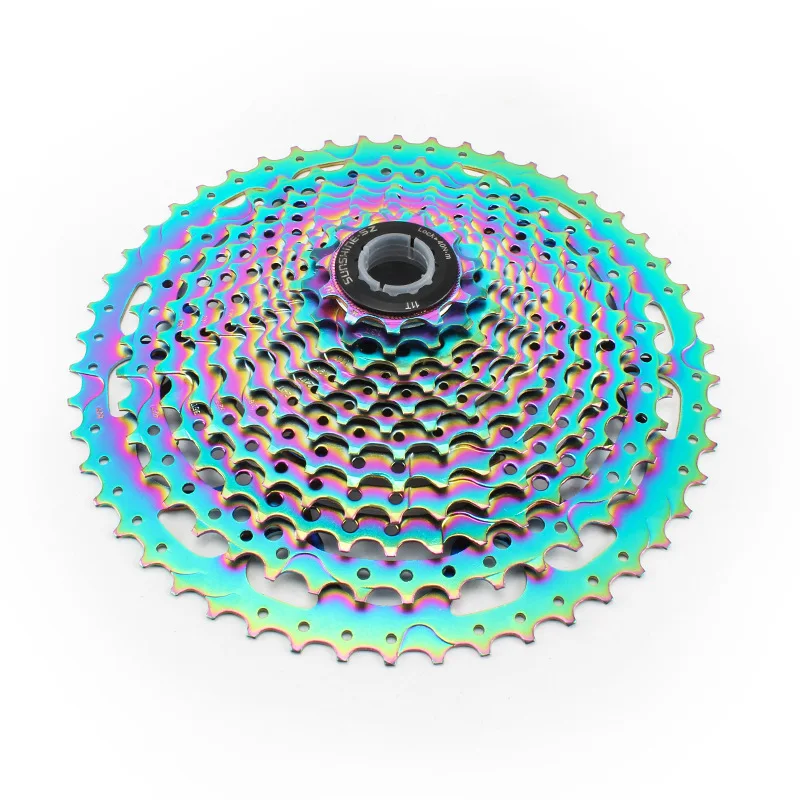 Sunshine 11 12 Speed Mtb Cassette 11S 12 S Bicicletta Ruota Libera Arcobaleno 11V 12V 11-50T Hg Per Deore M7100 M8100 Sram Sx Nx Gx