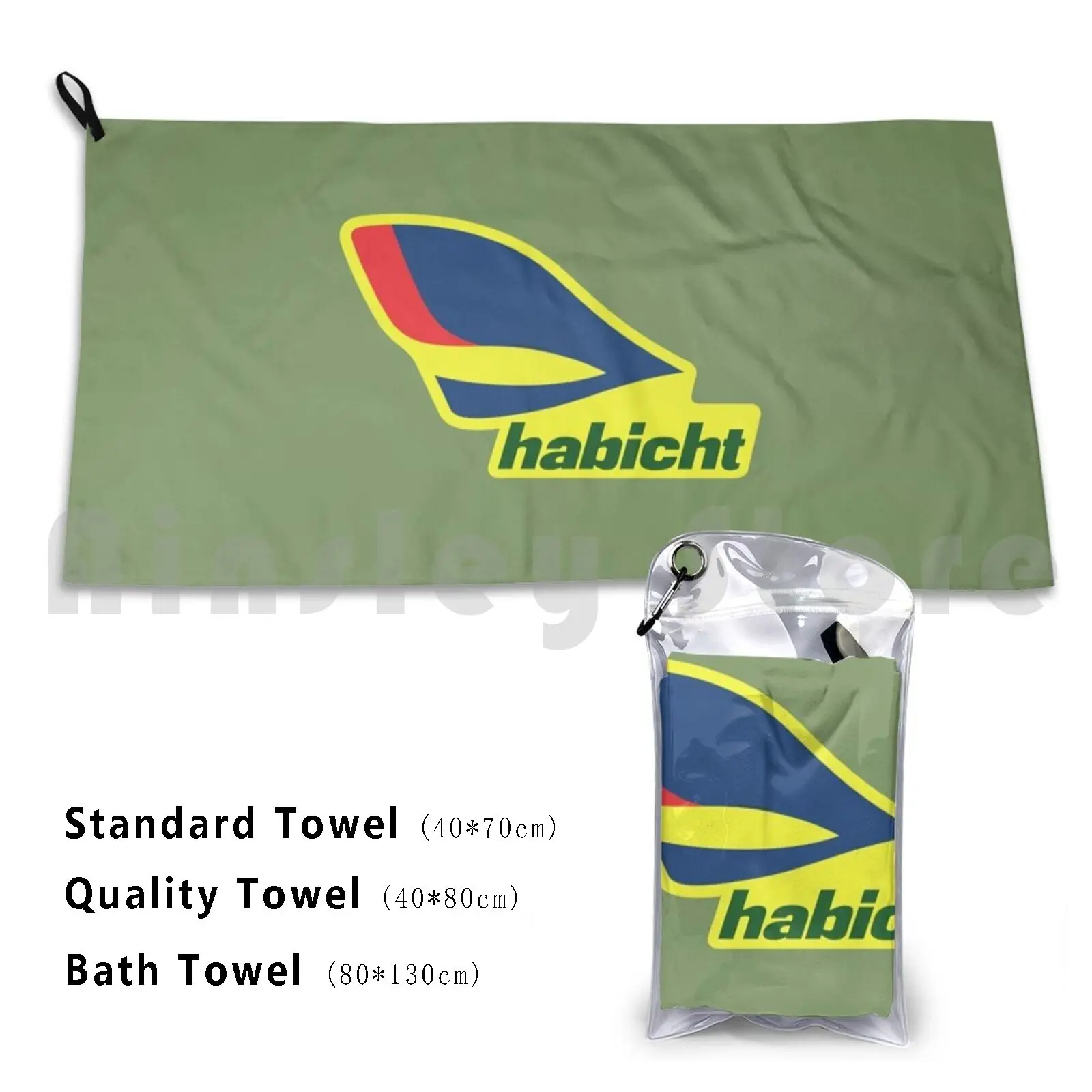 Copia Di Habicht Logo ( V2 A Destra) Telo Da Spiaggia Quick Dry Qualità Asciugamano Simson Simson Hawk Sr4 Sr4 4 Hawk Simson