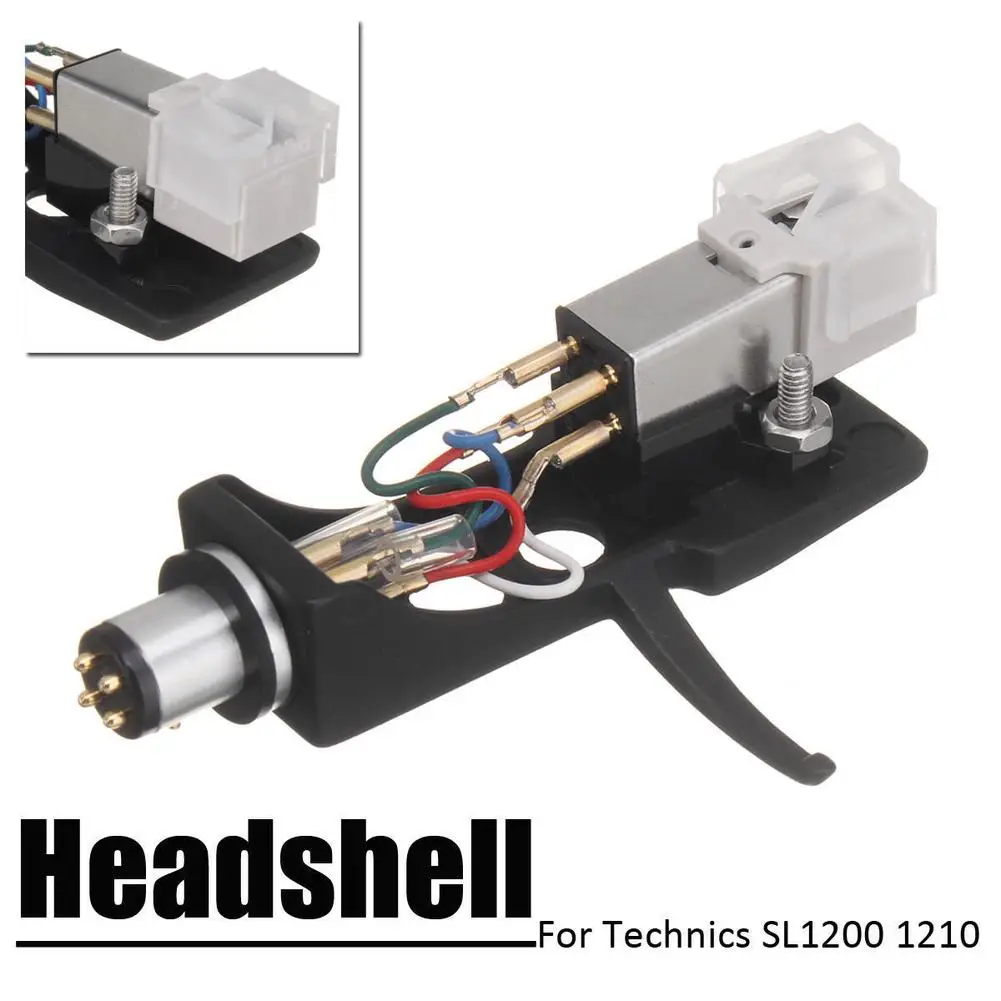 1 Pz Lp Audio Phono Stylus Cartuccia Unità Headshell Record Giradischi Technics Giradischi Headshell Mount Dropshipping All'Ingrosso