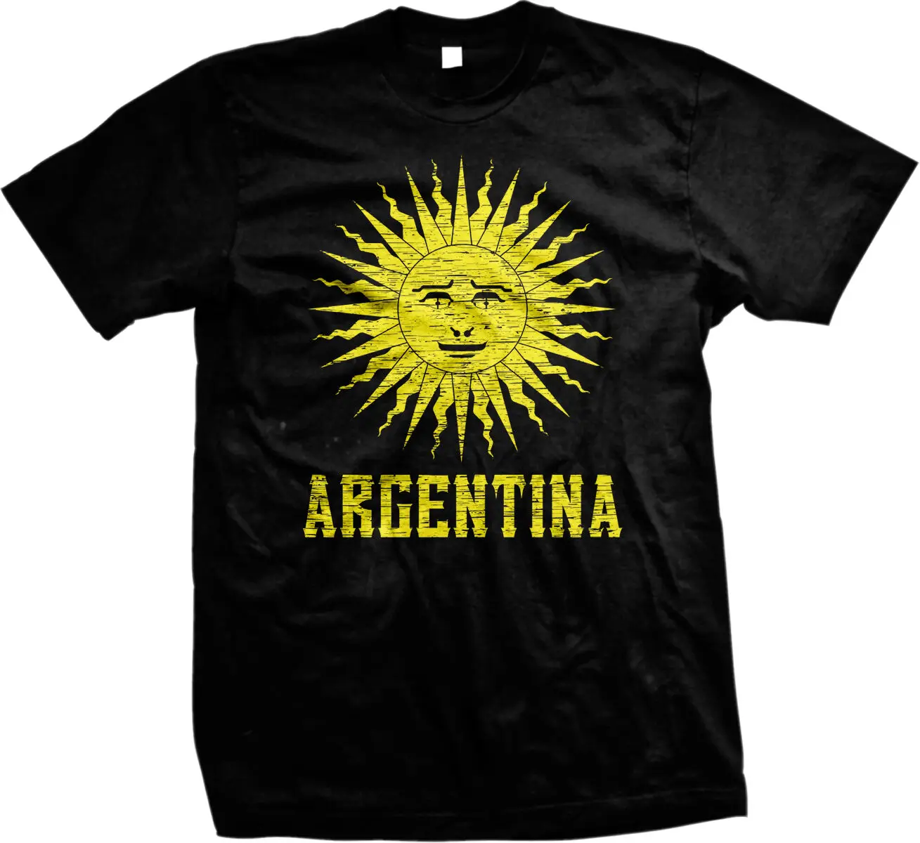 Sun Of May Sol De Mayo Emblem Argentina Argentina Pride T-Shirt Da Uomo
