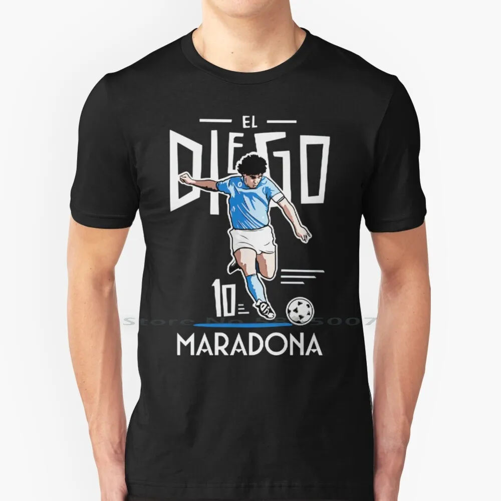 El Diego 10 Maradona T Shirt 100% Cotone El Diego 10 Maradona Maradona 10 Maradona Argentina Diego Maradona Maradona Signature