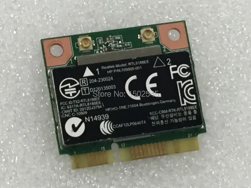 Spedizione Gratuita Originale Scheda Wireless Broadcom Rtl8188Ee 150 Mbps Pci-E Per Hp Probook 440 450 470 G1 Sps: 709505-001 709848-001